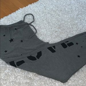 Love chaser brand  light sweats